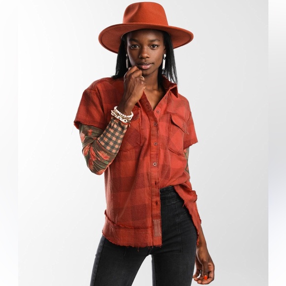 NWT Free People Flower Fields Twofer Mesh Sleeve Top - Picture 3 of 7